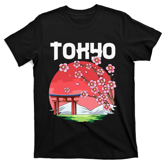 Tokyo Kyokujitsuki Sakura Japan Gift T-Shirt