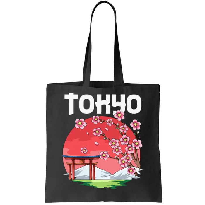 Tokyo Kyokujitsuki Sakura Japan Gift Tote Bag