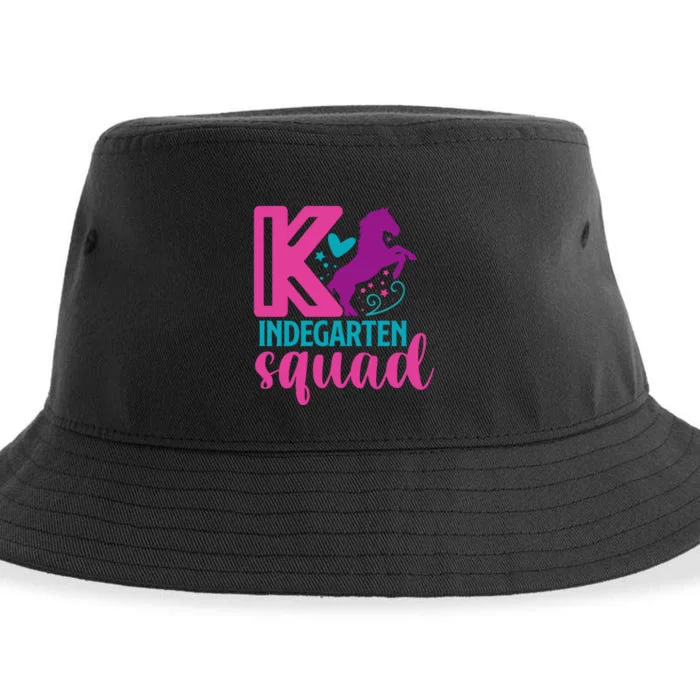 Team Kindergarten Squad Tee Teacher Back To School Gift Sustainable Bucket Hat