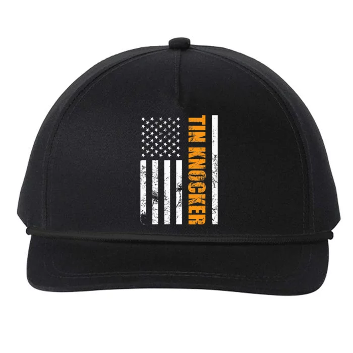 Tin Knocker Sheet Metal Worker Snapback Five-Panel Rope Hat