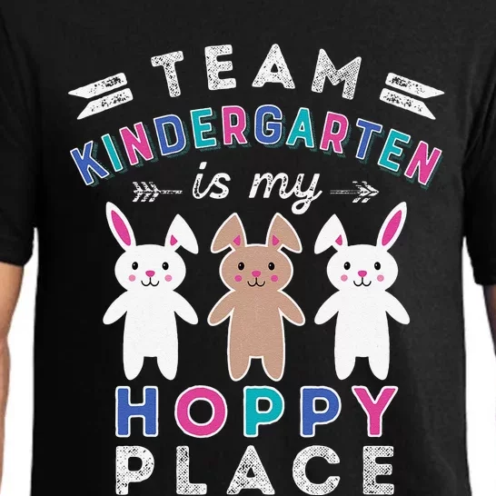 Team Kindergarten Teacher Easter Gift Fun Hoppy Bunny Rabbit Pajama Set