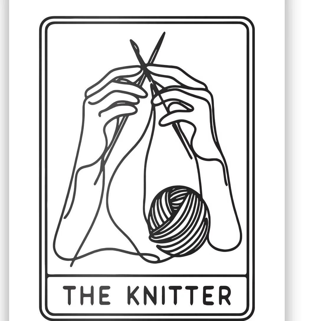 The Knitter Poster