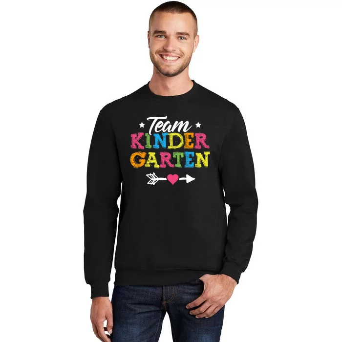 Team Kindergarten Teacher Student Back To School Sweatshirt