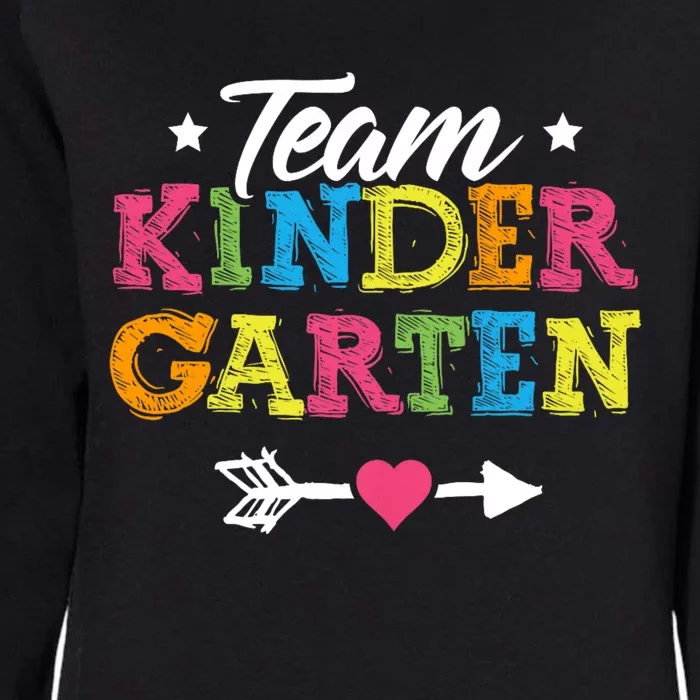 Team Kindergarten Teacher Student Back To School Womens California Wash Sweatshirt