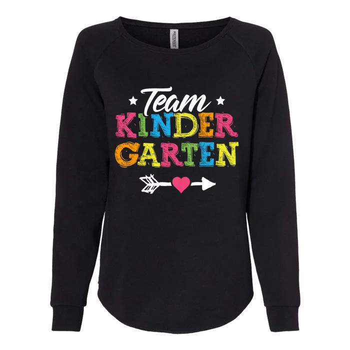 Team Kindergarten Teacher Student Back To School Womens California Wash Sweatshirt