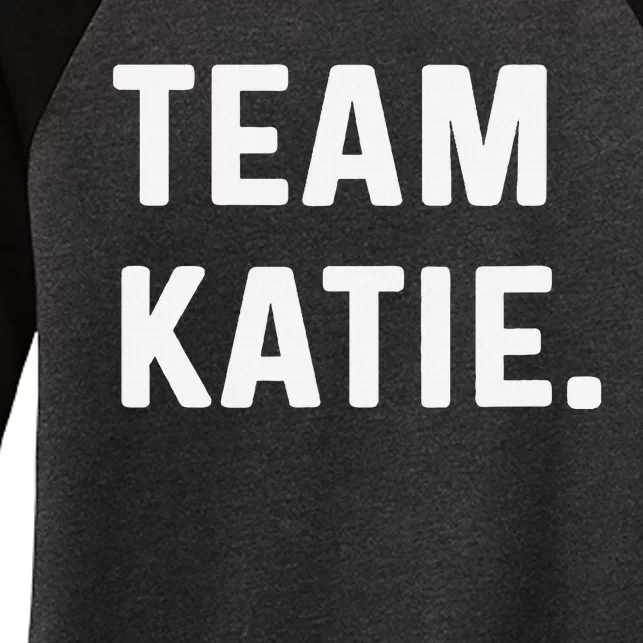 Team Katie Women's Tri-Blend 3/4-Sleeve Raglan Shirt