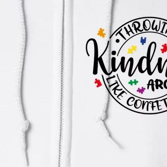 Throwing Kindness Full Zip Hoodie