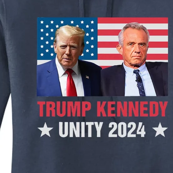 Trump Kenney Unity 2024 President Election Women's Pullover Hoodie