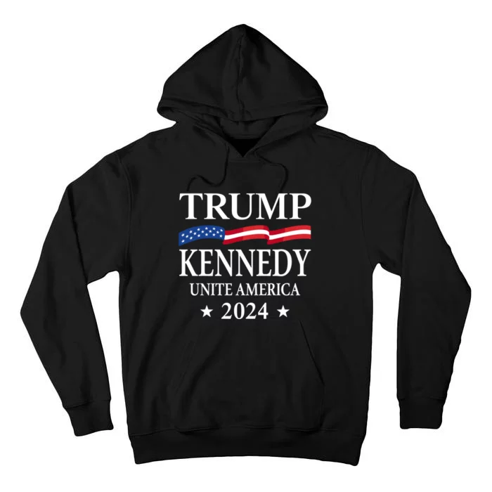 Trump Kennedy Unite America Tall Hoodie