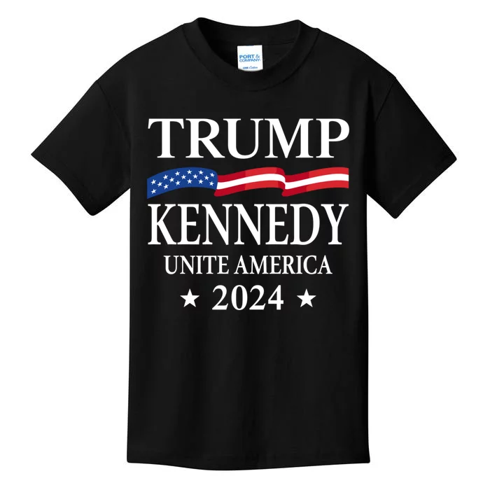 Trump Kennedy Unite America Kids T-Shirt