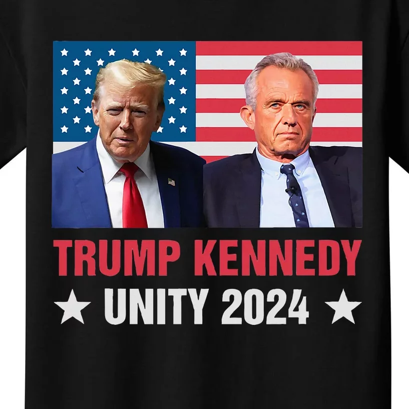 Trump Kenney Unity 2024 President Election Kids T-Shirt