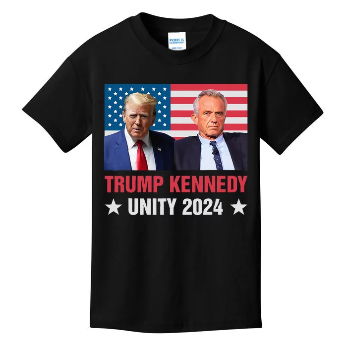 Trump Kenney Unity 2024 President Election Kids T-Shirt