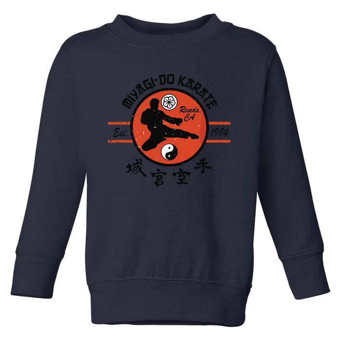 The Karate Vintage MiyagiDo Karate Toddler Sweatshirt