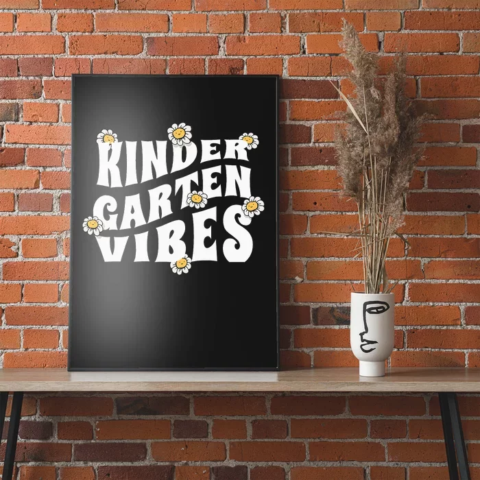 Teacher Kindergarten Vibes Poster