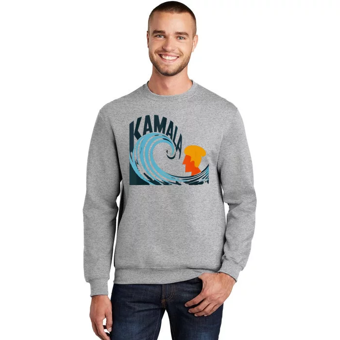 The Kamala Wave A Political Tidal Shift Tall Sweatshirt