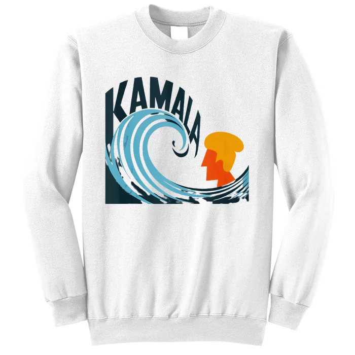 The Kamala Wave A Political Tidal Shift Sweatshirt