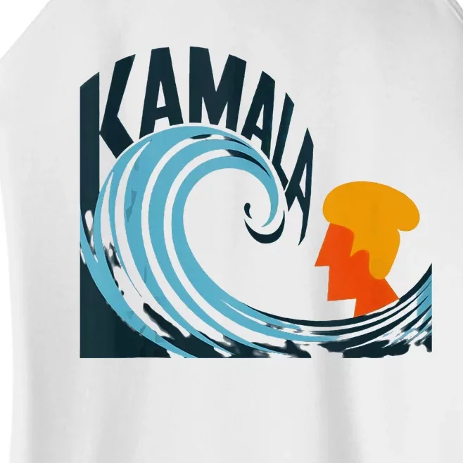 The Kamala Wave A Political Tidal Shift Women’s Perfect Tri Rocker Tank