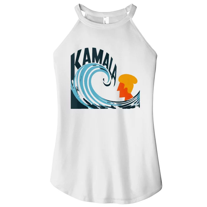 The Kamala Wave A Political Tidal Shift Women’s Perfect Tri Rocker Tank