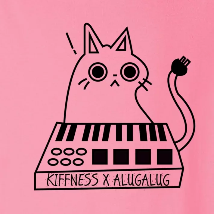 The Kiffness X Alugalug White Cat Classic Alugalug Luga Luga Meme Meow Music Toddler Long Sleeve Shirt