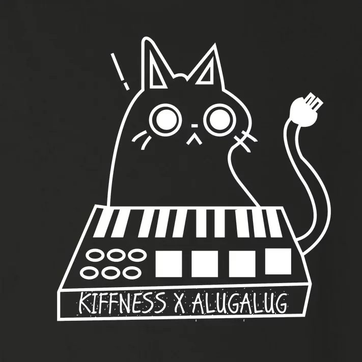 The Kiffness X Alugalug White Cat Classic Alugalug Luga Luga Meme Meow Music Toddler Long Sleeve Shirt