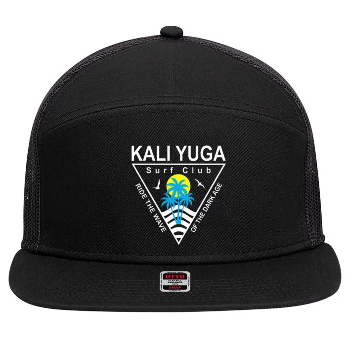 The Kali Yuga Surf Club 7 Panel Mesh Trucker Snapback Hat