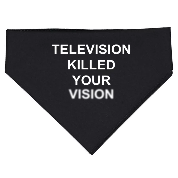 Television Killed Your Vision USA-Made Doggie Bandana