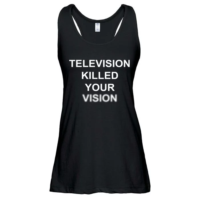 Television Killed Your Vision Ladies Essential Flowy Tank