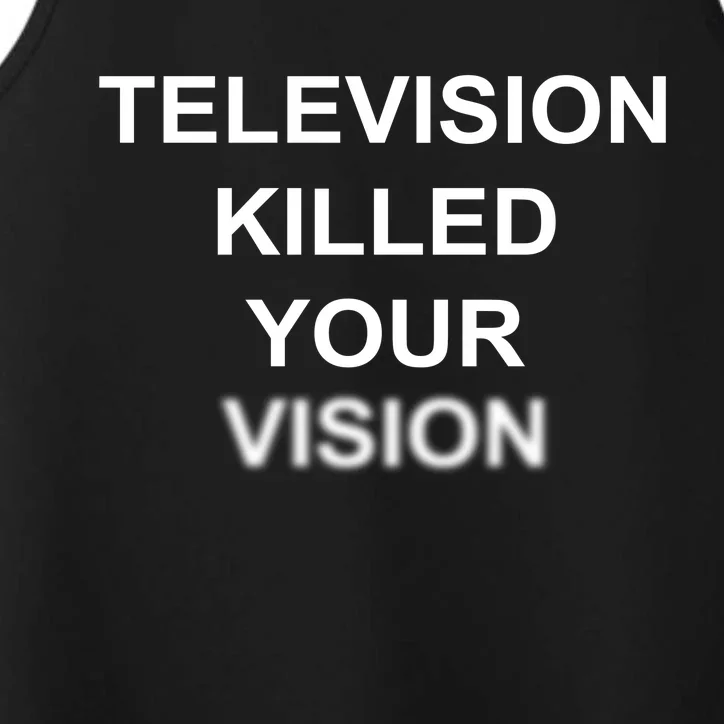 Television Killed Your Vision Performance Tank