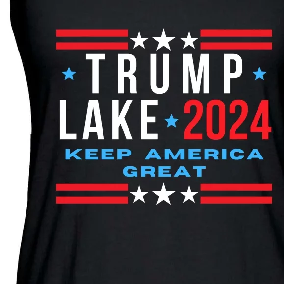 Trump Lake 2024, President Trump 2024, Kari Lake, Men Women Ladies Essential Flowy Tank