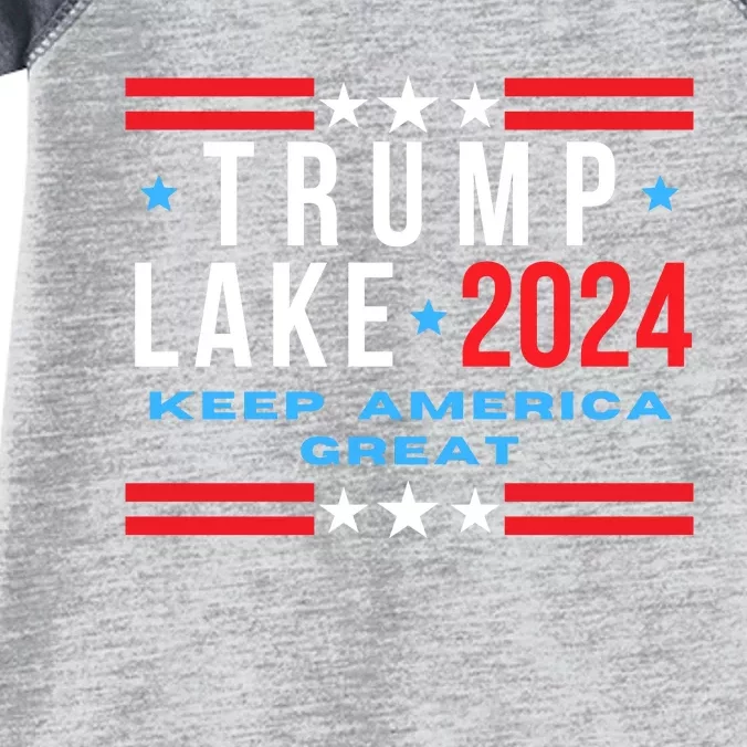 Trump Lake 2024, President Trump 2024, Kari Lake, Men Women Infant Baby Jersey Bodysuit