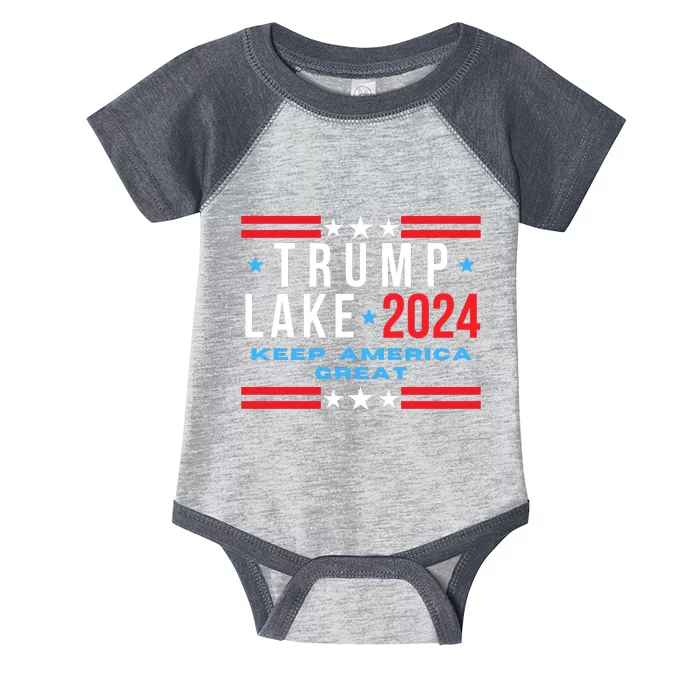 Trump Lake 2024, President Trump 2024, Kari Lake, Men Women Infant Baby Jersey Bodysuit