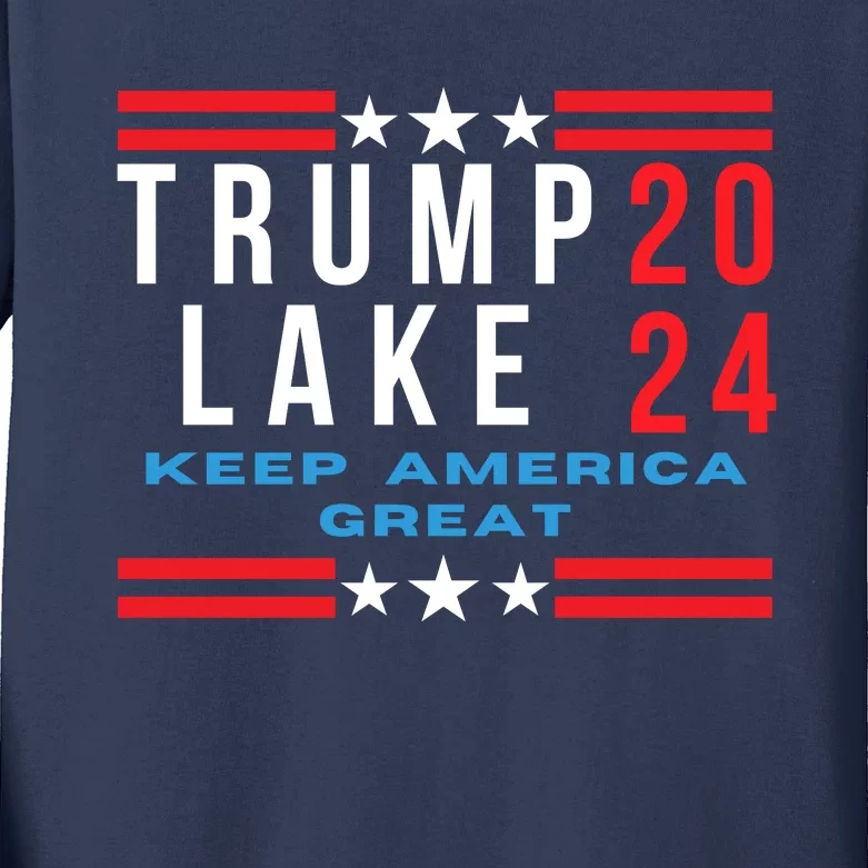 Trump Lake 2024, President Trump 2024, Kari Lake, Men Women Kids Long Sleeve Shirt