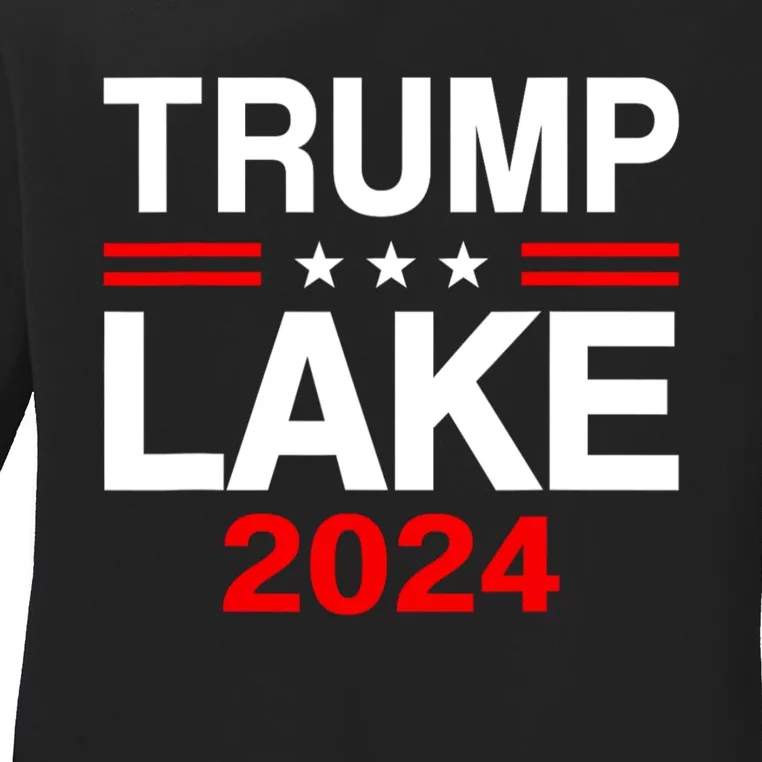 Trump Lake 2024 Ladies Long Sleeve Shirt