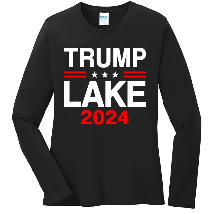 Trump Lake 2024 Ladies Long Sleeve Shirt