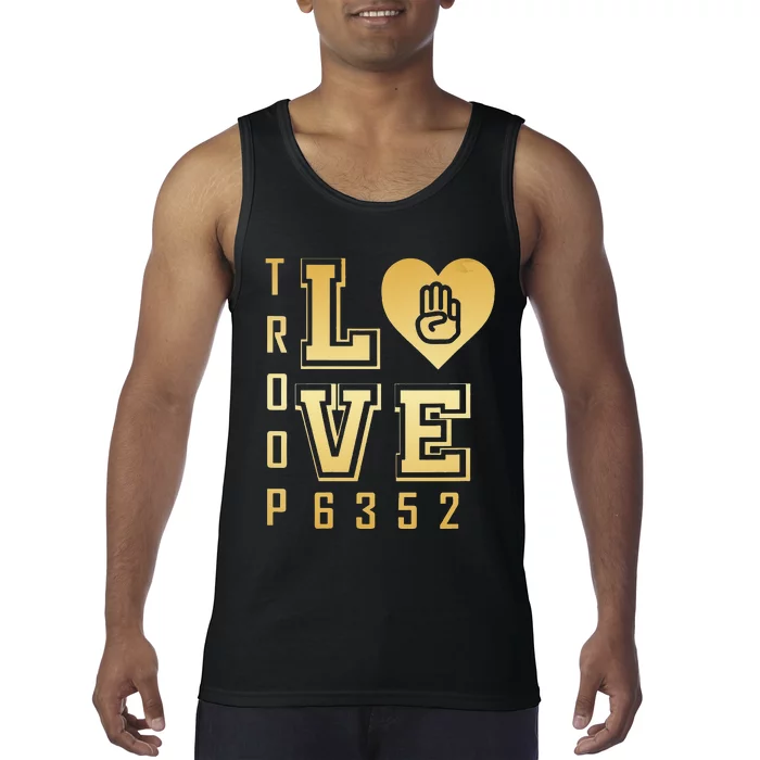 Troop Love 6352 funny saying quote Tank Top