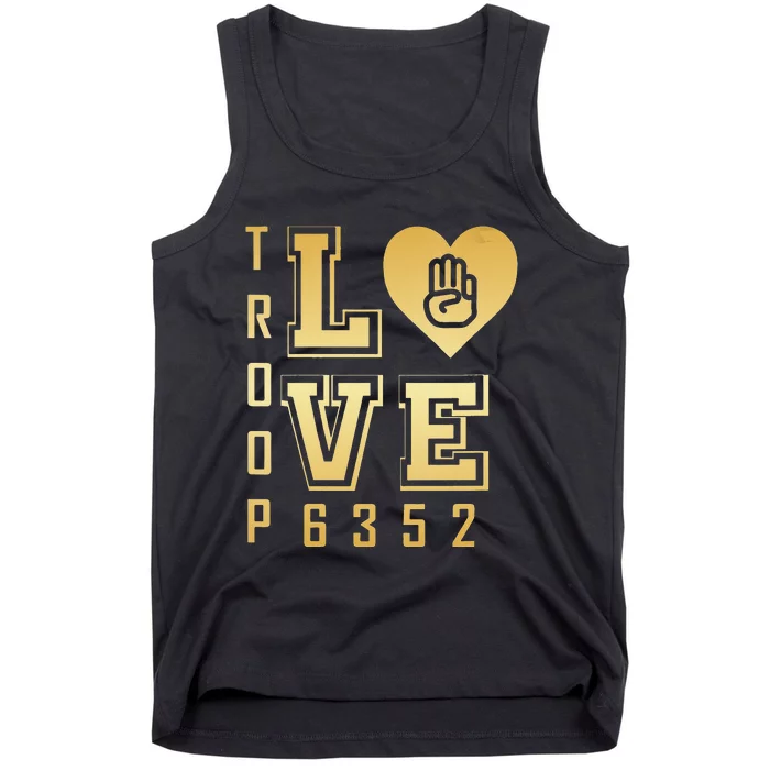 Troop Love 6352 funny saying quote Tank Top