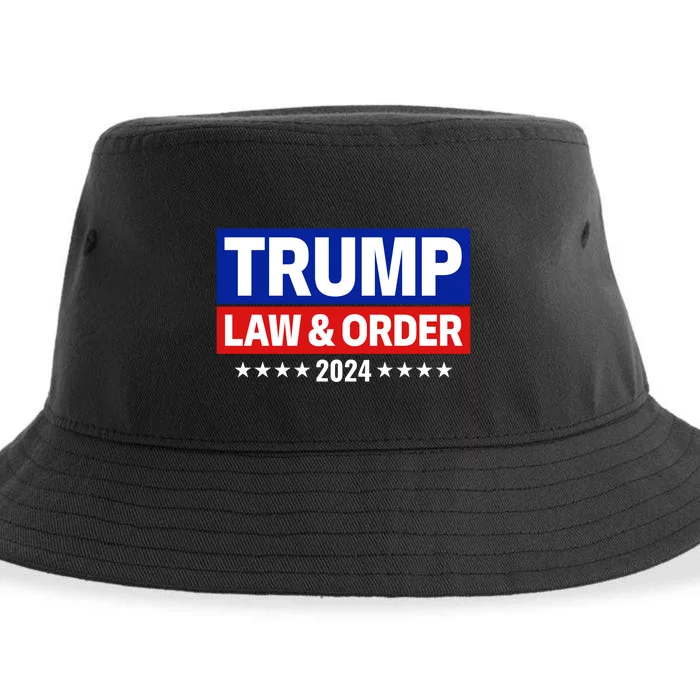 Trump Law And Order 2024 Sustainable Bucket Hat