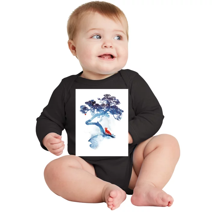 The Last Apple Tree Baby Long Sleeve Bodysuit