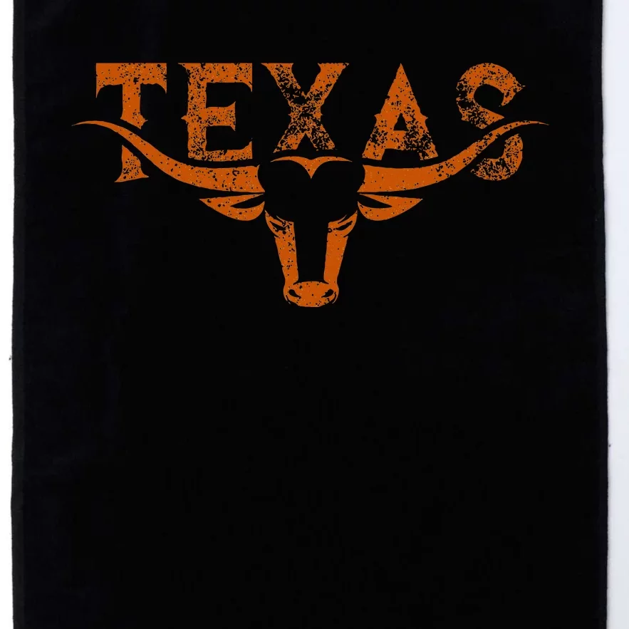 Texas Longhorn Austin Pride Texas Longhorn Bull Horn Platinum Collection Golf Towel