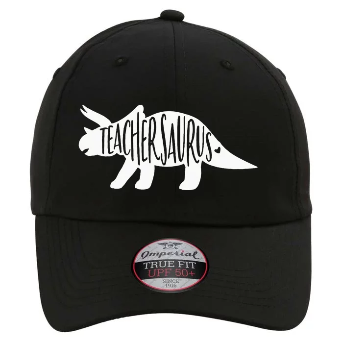 Teachersaurus Like A Normal Teacher Awesome Dinosaur Teacher The Original Performance Cap