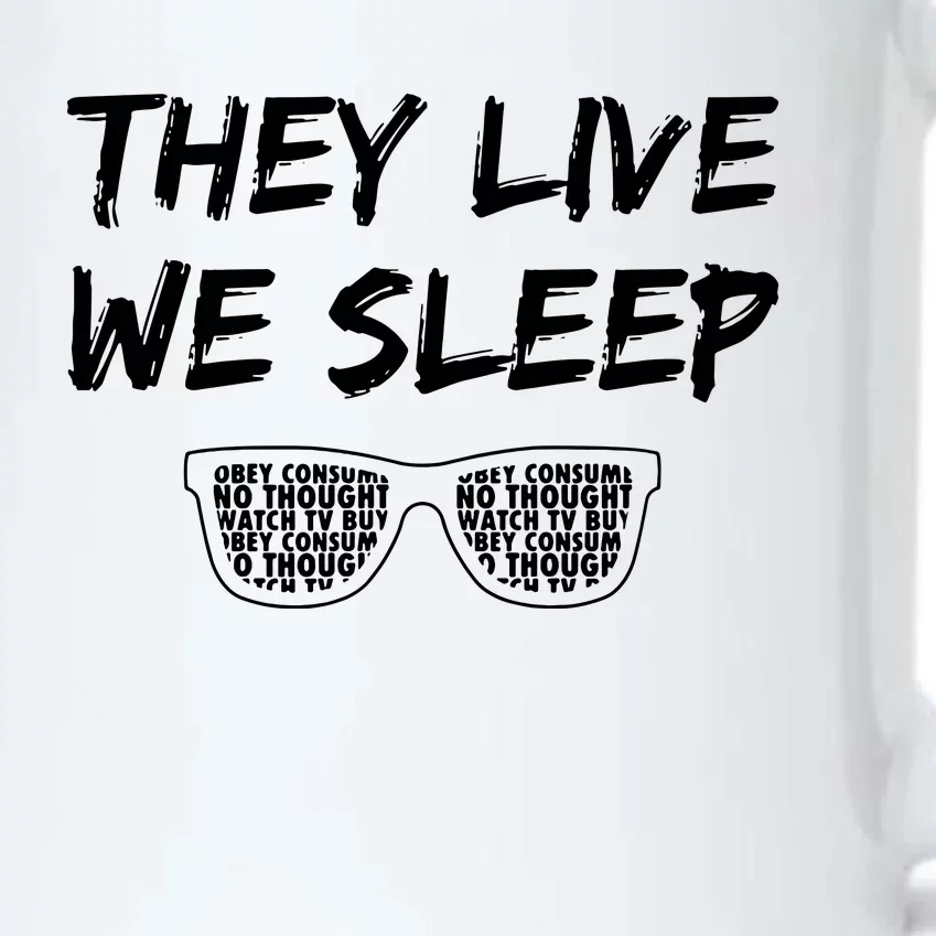 They Live And We Sleep Black Color Changing Mug