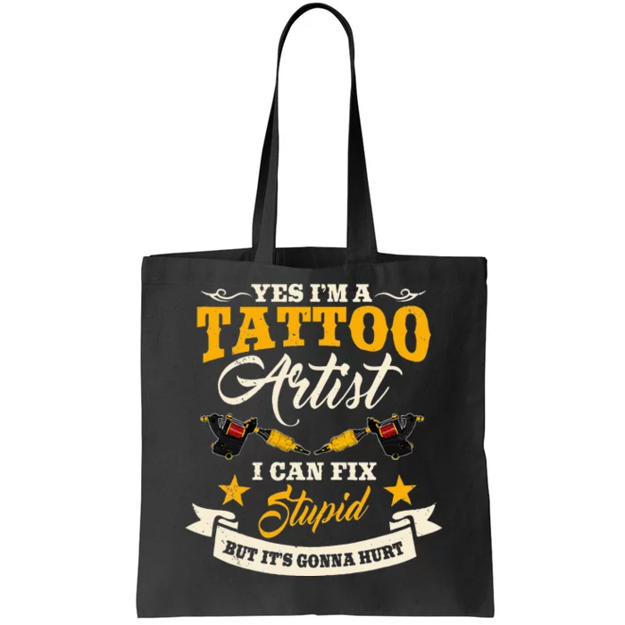 Tattoo Lover Assistant Inking Pen Machine Tattooist Artist Tote Bag