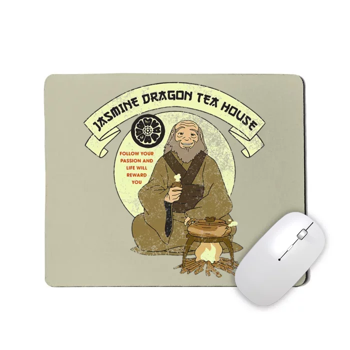 The Last Airbender Iroh Jasmine Dragon Tea House Mousepad