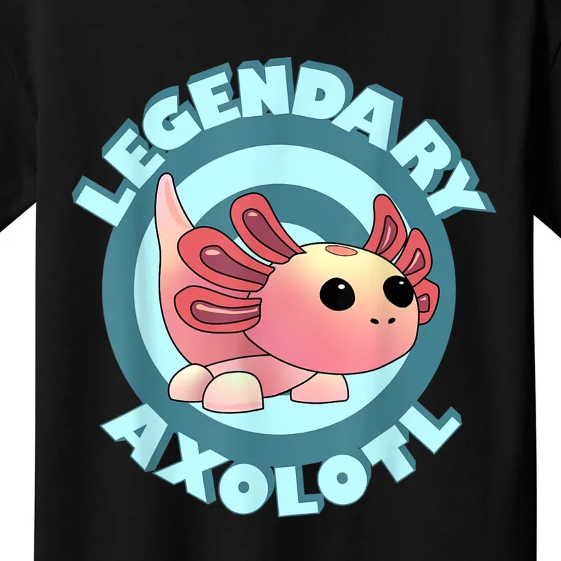 The Legendary Axolotl Adopt Me Gaming Team Kids T-Shirt