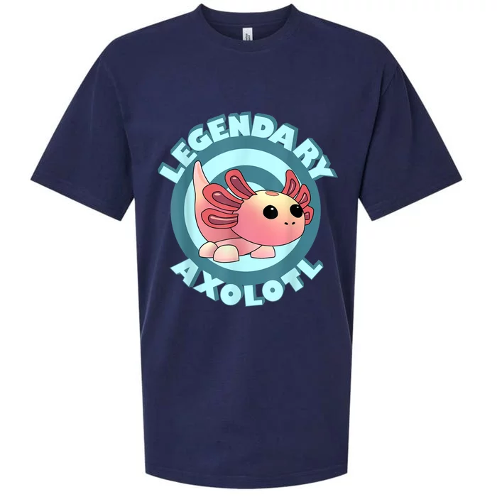 The Legendary Axolotl Adopt Me Gaming Team Sueded Cloud Jersey T-Shirt