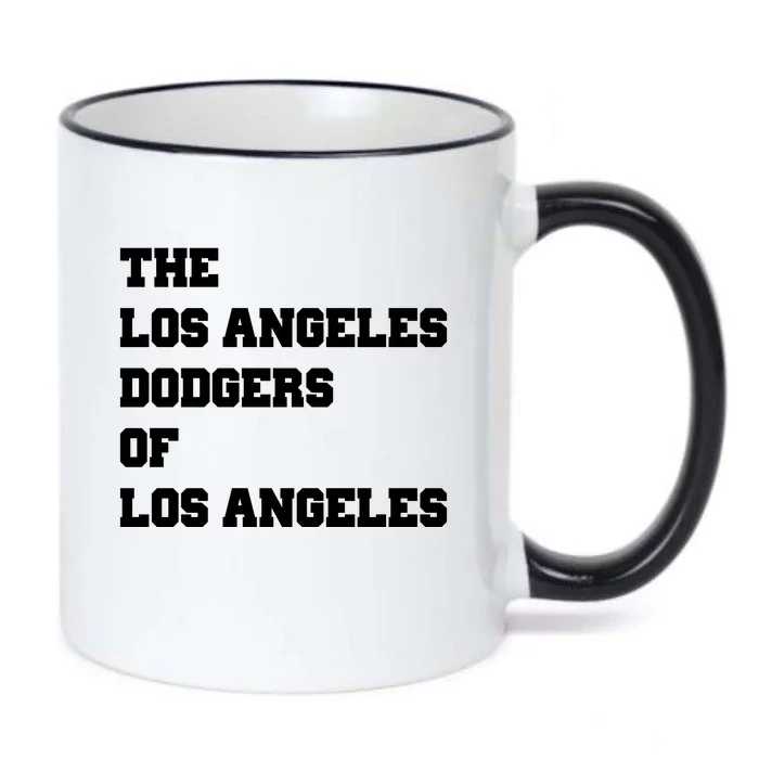 The Los Angeles Dodgers Of Los Angeles Black Color Changing Mug