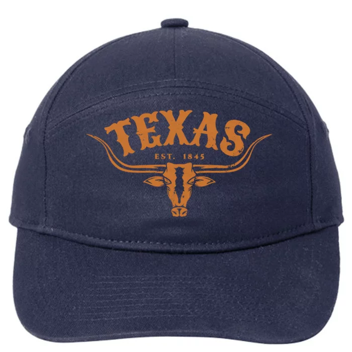 Texas Longhorn Austin Pride Vintage 7-Panel Snapback Hat