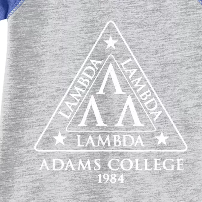 Tri Lambda Adams College Infant Baby Jersey Bodysuit