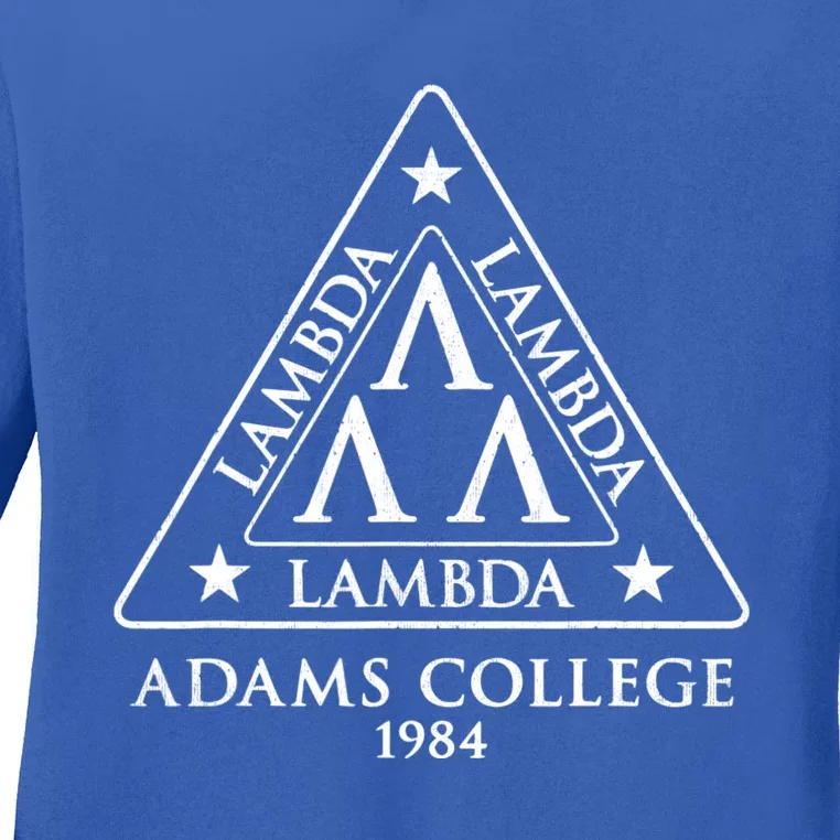 Tri Lambda Adams College Ladies Long Sleeve Shirt