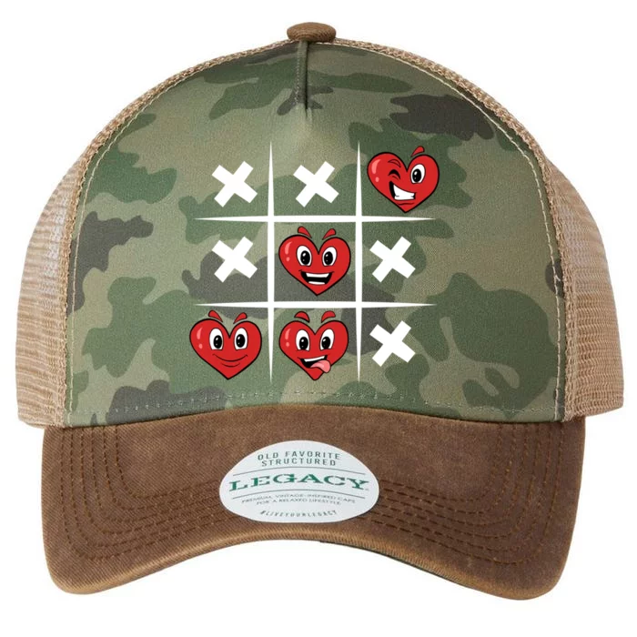 Tictactoe Love Always Wins Hearts Great Gift Legacy Tie Dye Trucker Hat